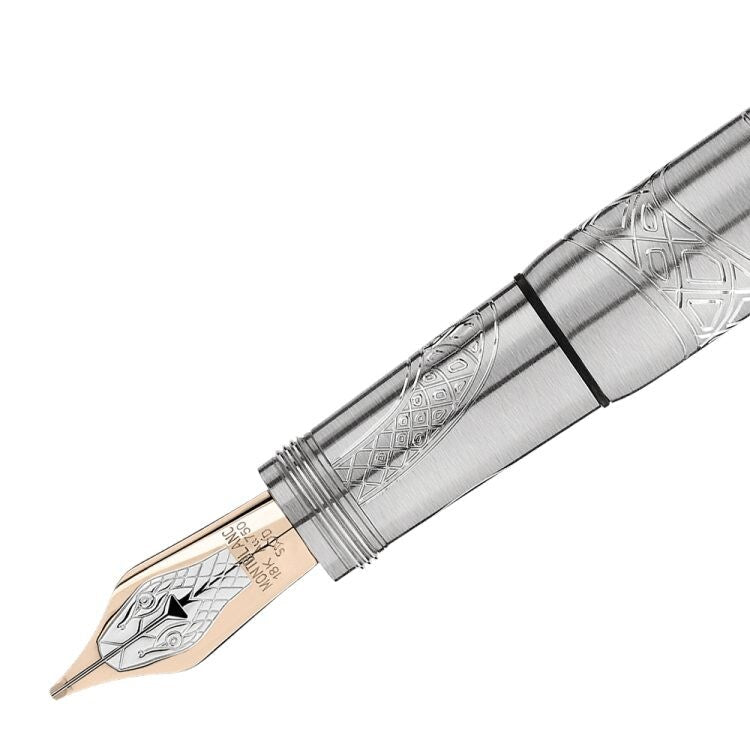 Stylo plumeMontblancStylo plume Heritage rouge et noir Solitaire Serpent Limited Edition 1906