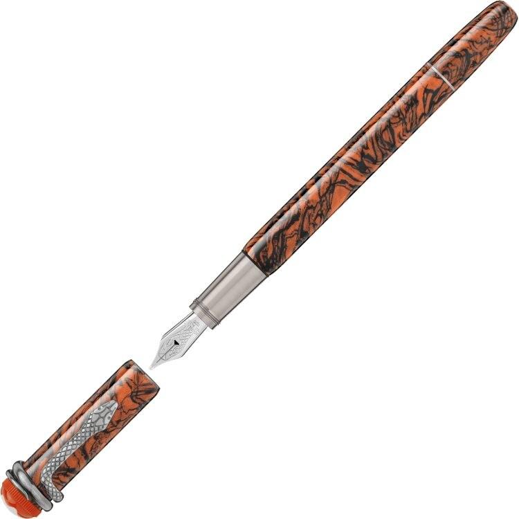 Stylo plumeMontblancStylo plume (M) Montblanc Heritage Rouge et Noir Serpent Marble Special Edition