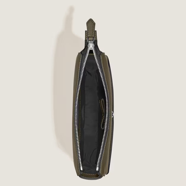 Bolso Mensajero Vertical de Cuero Sartorial 
