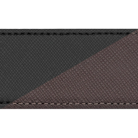 Ceinture affaires réversible noire/marron à couper selon la taille - Boutique-Officielle-Montblanc-Cannes