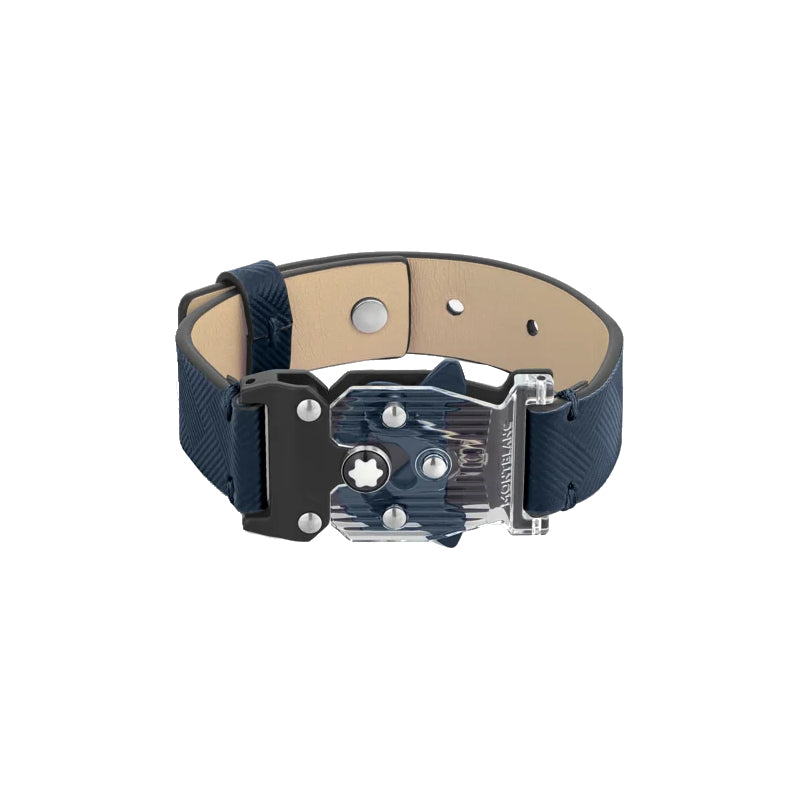 Bracelet bleu avec fermoir M lock collection Montblanc Extreme 3.0