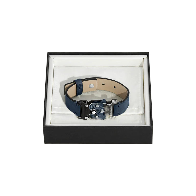 Bracelet bleu avec fermoir M lock collection Montblanc Extreme 3.0