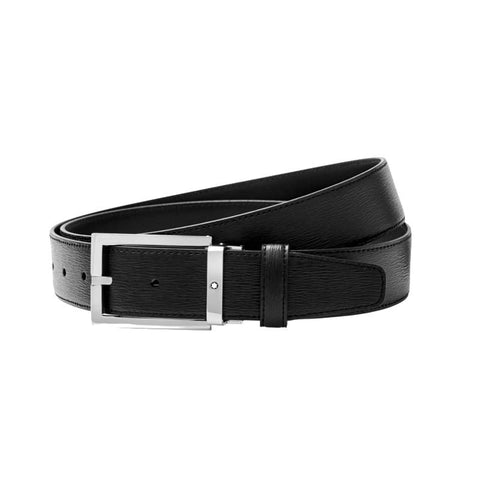 Ceinture affaires Montblanc noire à couper selon la taille