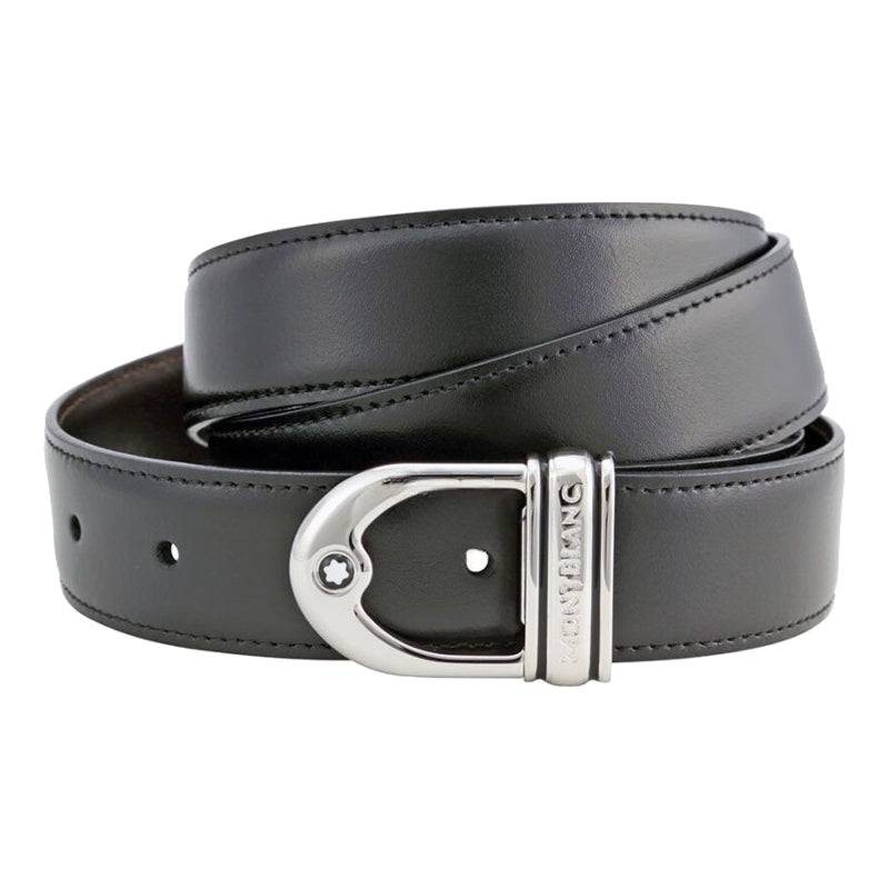 Ceinture réversible en cuir de veau Montblanc