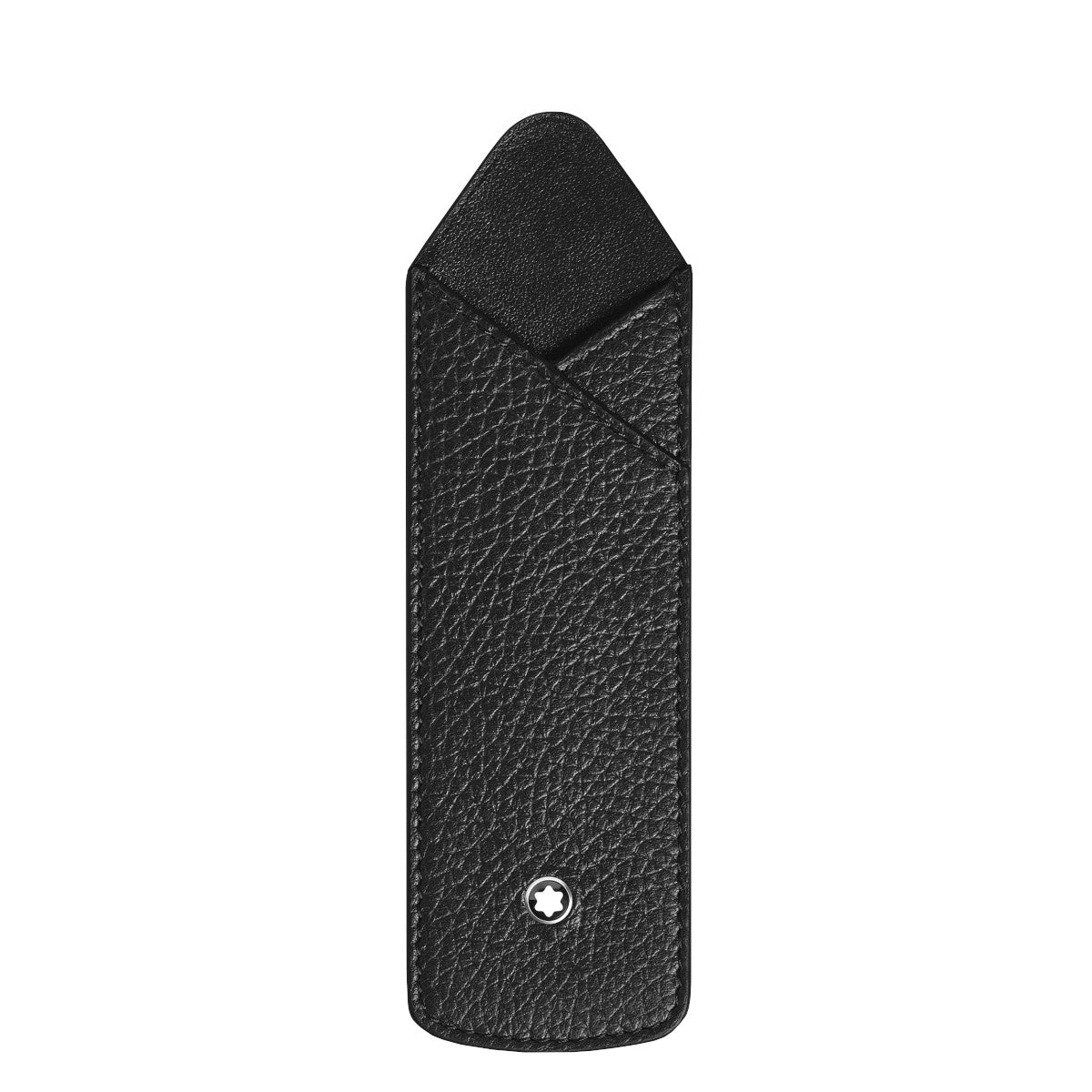 Étui Fin pour 1 Instrument d'Écriture Montblanc Grainé Noir