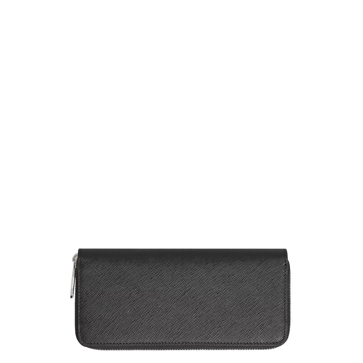 Portefeuille 8cc Zippé Montblanc Sartorial Noir