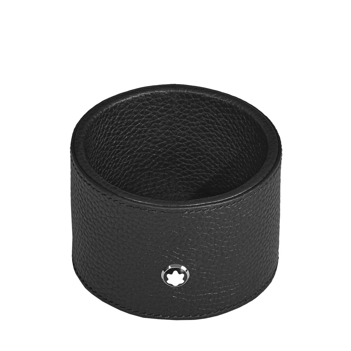Plateau de Bureau Rond Moyen Format montblanc Grainé Noir