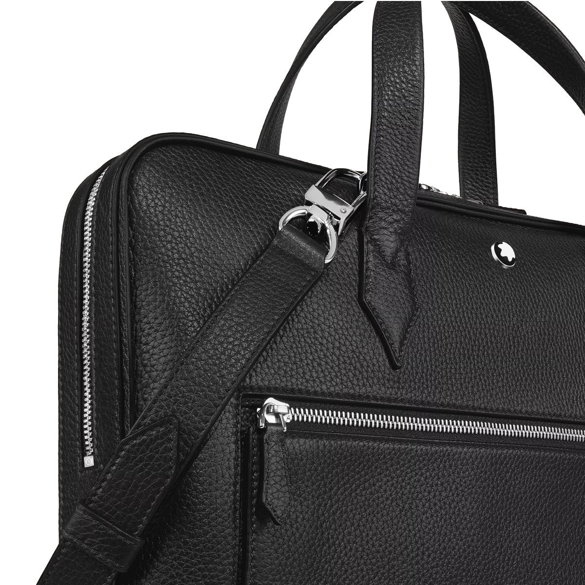 Porte-Documents Fin Montblanc Companion Grainé Noir