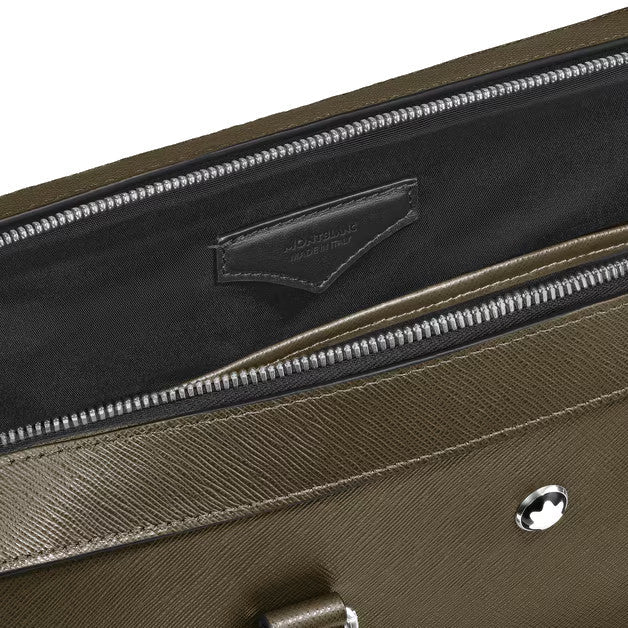 Maletín mediano modelo Montblanc Sartorial caqui 