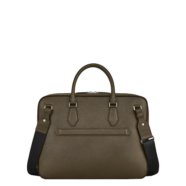 Maletín mediano modelo Montblanc Sartorial caqui 