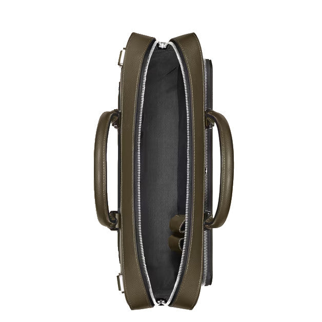 Maletín mediano modelo Montblanc Sartorial caqui 