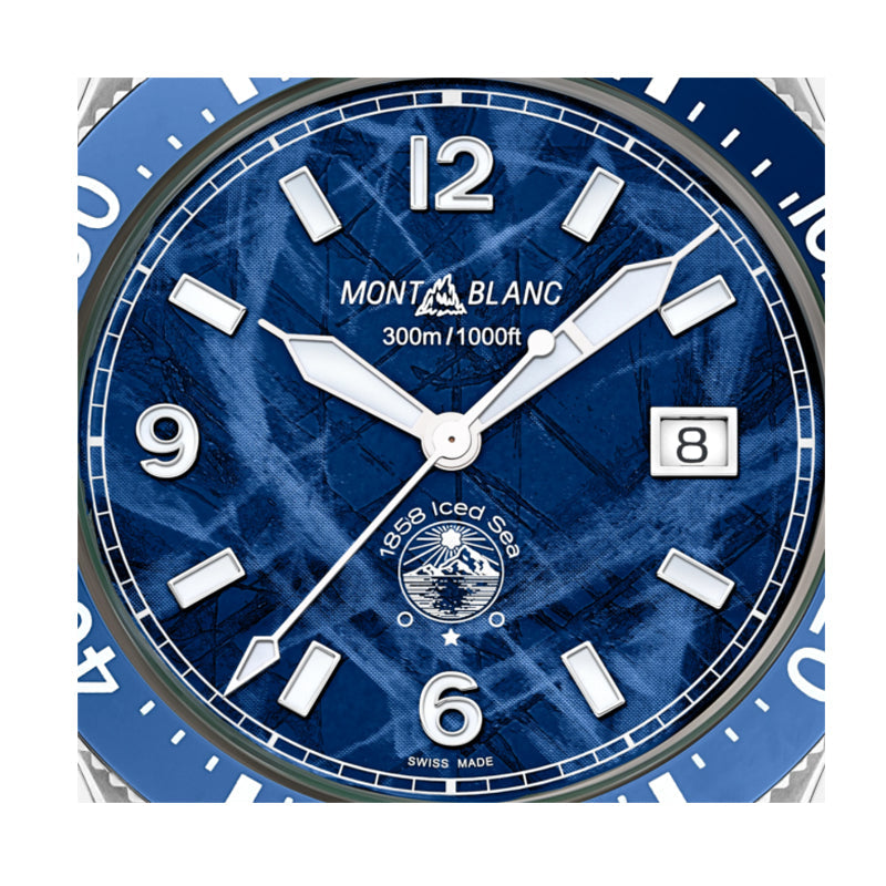 Montblanc 1858 Iced Sea Automatic Date