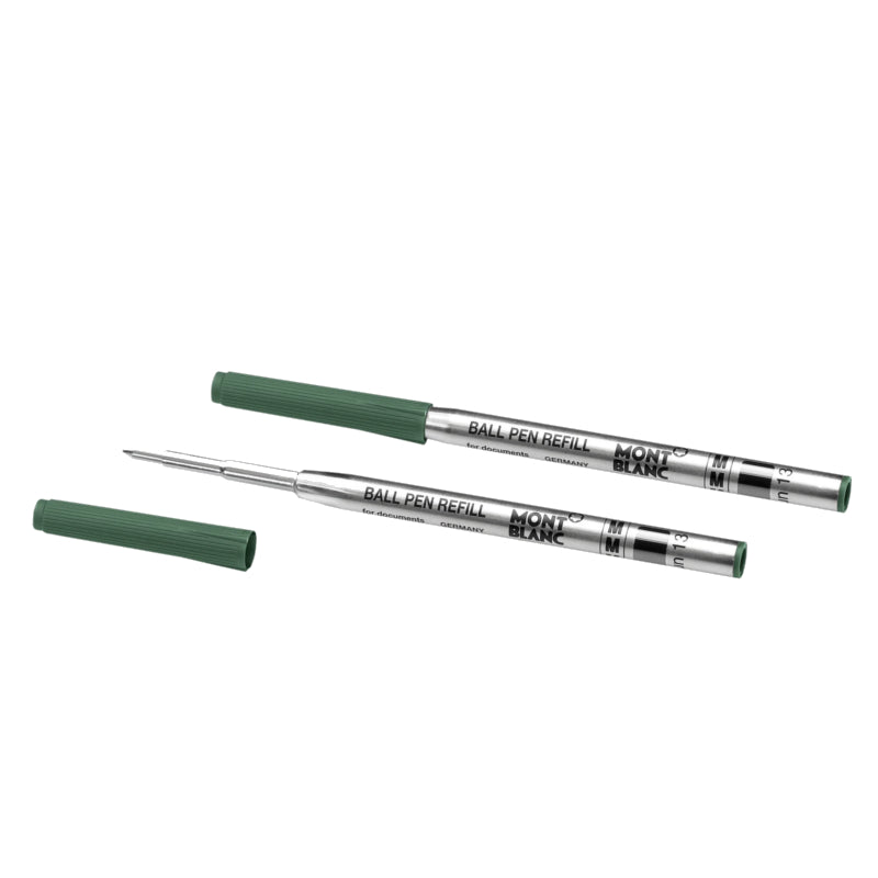 2 recharges de stylo bille Medium Irish Green