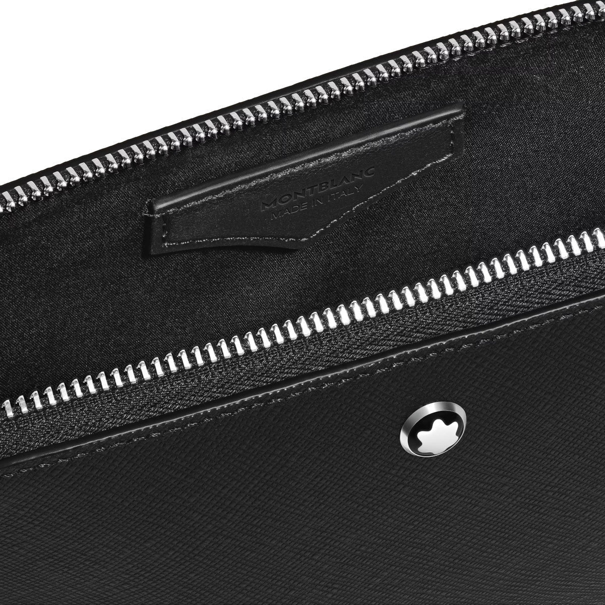 Trousse de voyage montblanc en cuir Sartorial Noir