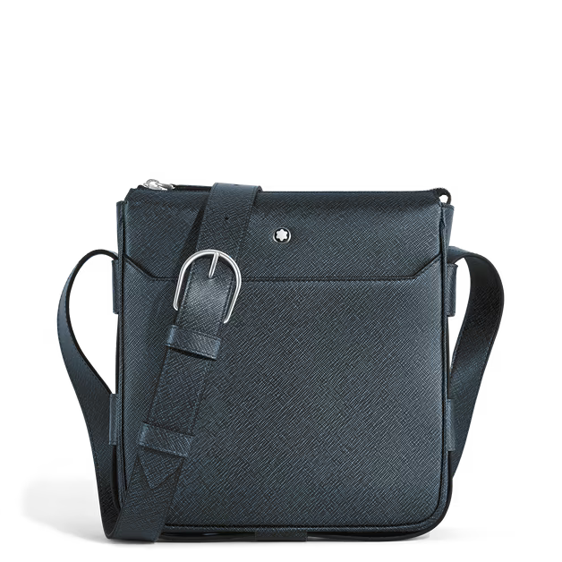 Bolso Mensajero Vertical de Cuero Sartorial 