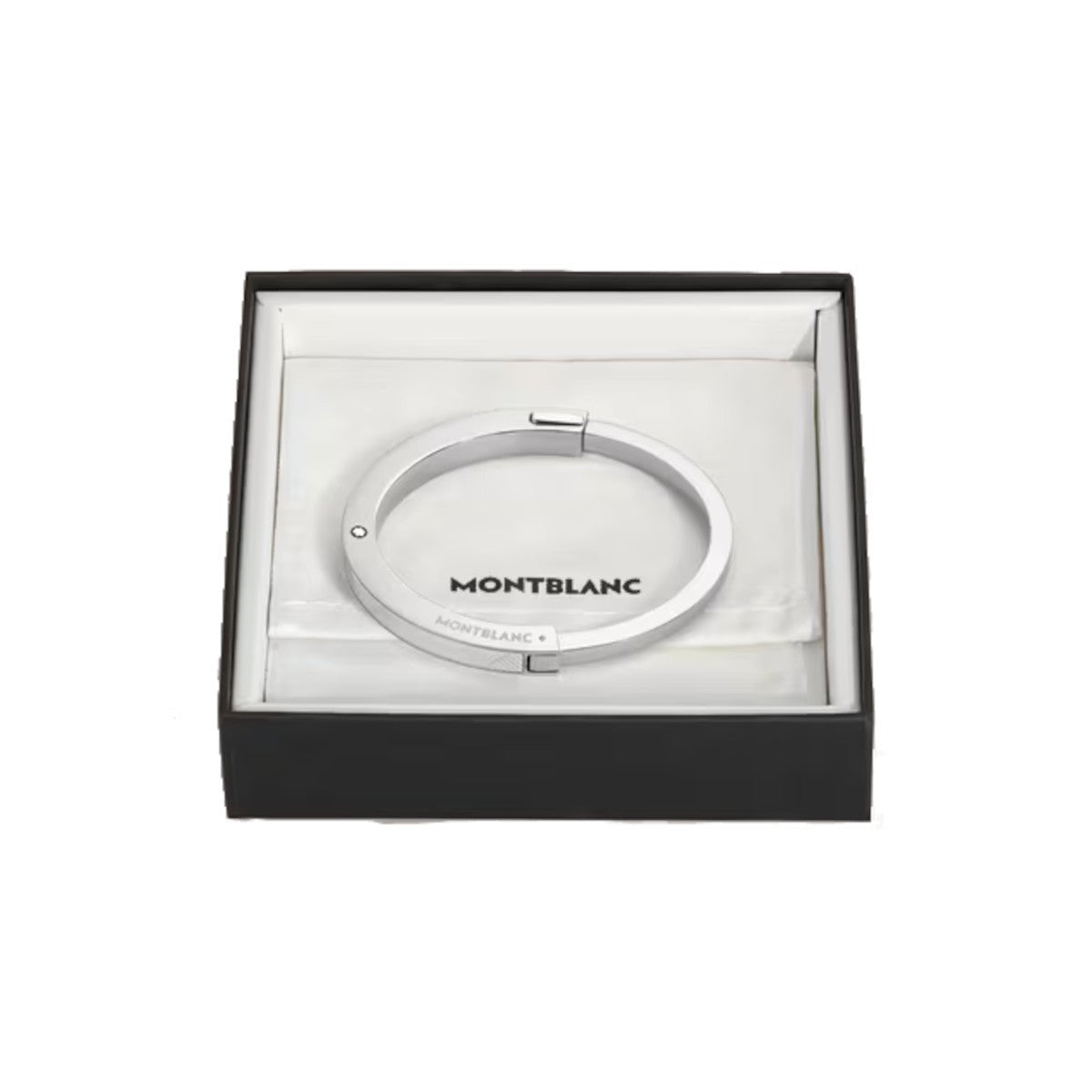 Bracelet hommeMontblancBracelet Jonc Montblanc en Acier avec Motif Extreme