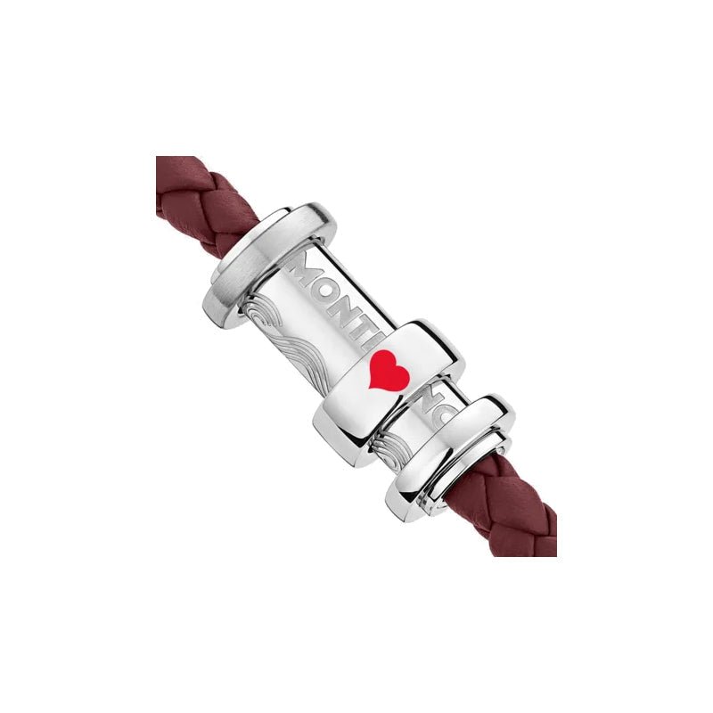 Bracelet hommeMontblancBracelet Meisterstück Hommage au roman « Le Tour du monde en 80 jours », cœurS