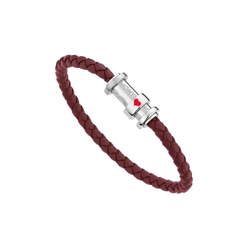 Bracelet hommeMontblancBracelet Meisterstück Hommage au roman « Le Tour du monde en 80 jours », cœurS