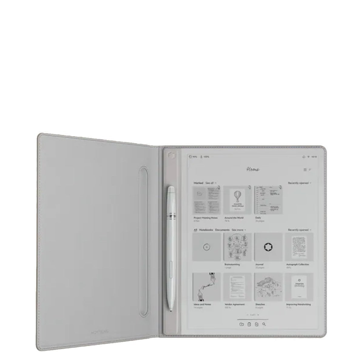 Carnet de noteMontblancMontblanc Digital Paper couleur gris froid