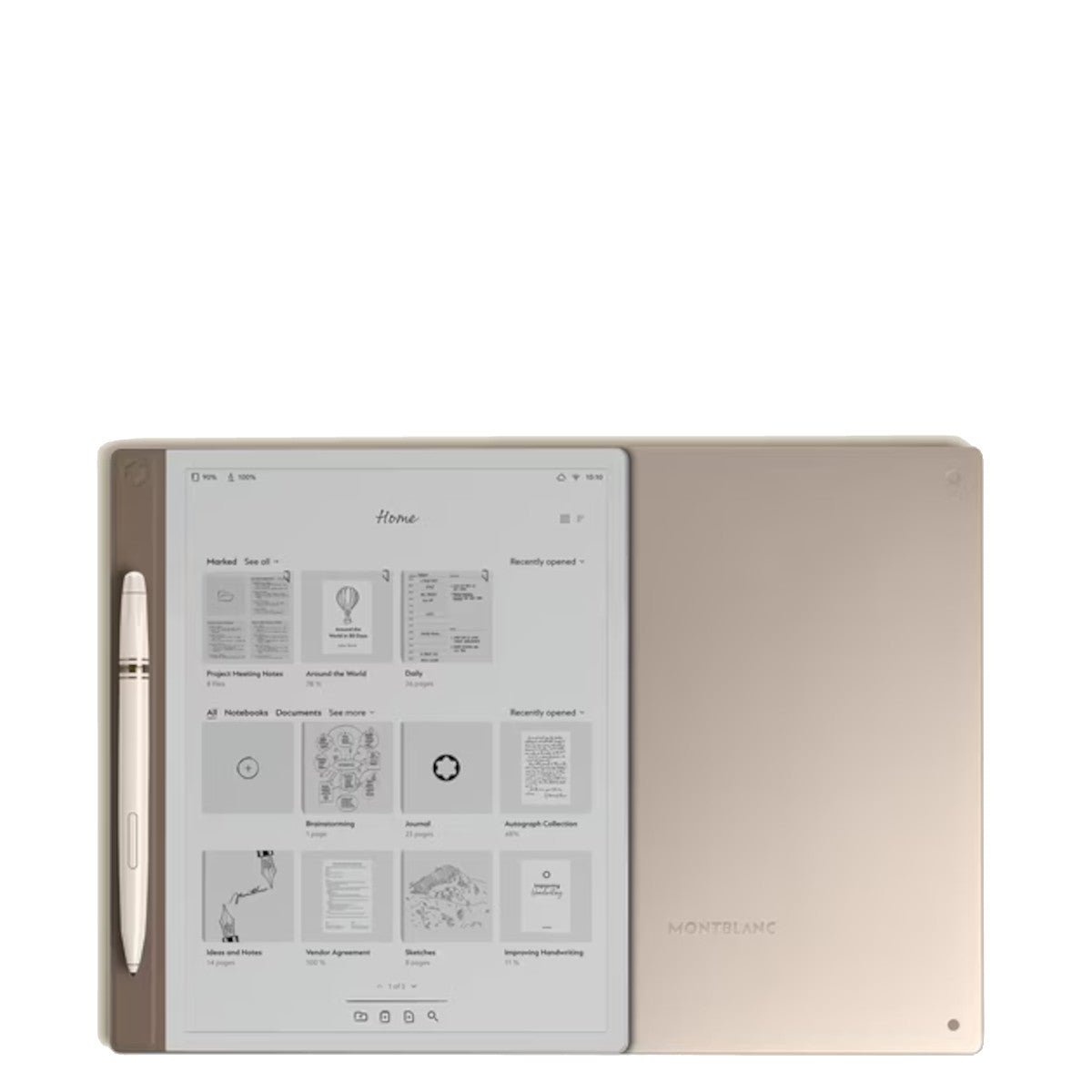 Carnet de noteMontblancMontblanc Digital Paper couleur or élixir