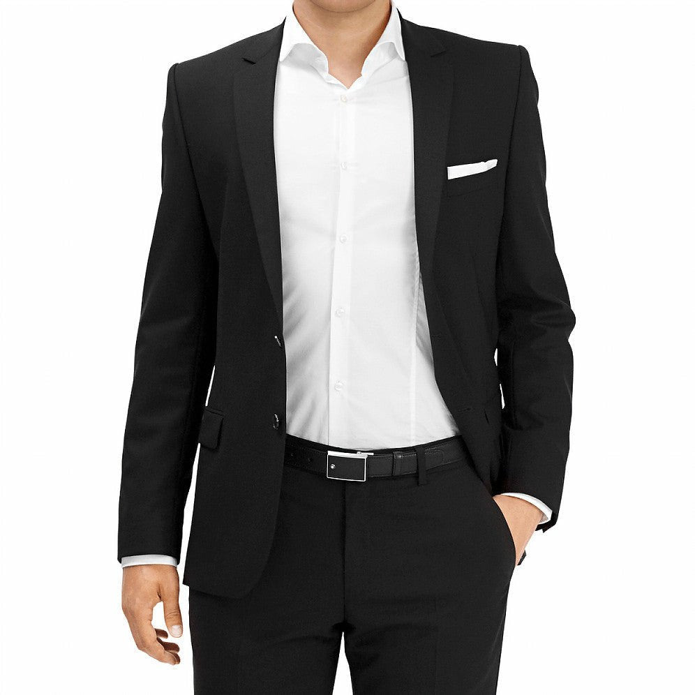 Ceinture hommeMontblancCeinture affaires noire à couper selon la taille