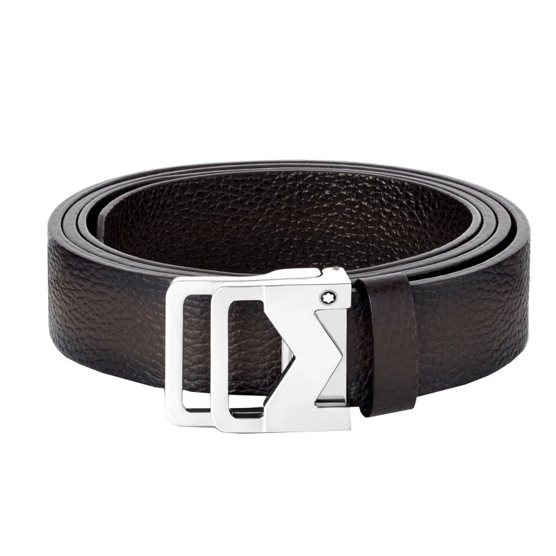 Ceinture hommeMontblancCeinture Montblanc en cuir sfumato boucle M 35 mm