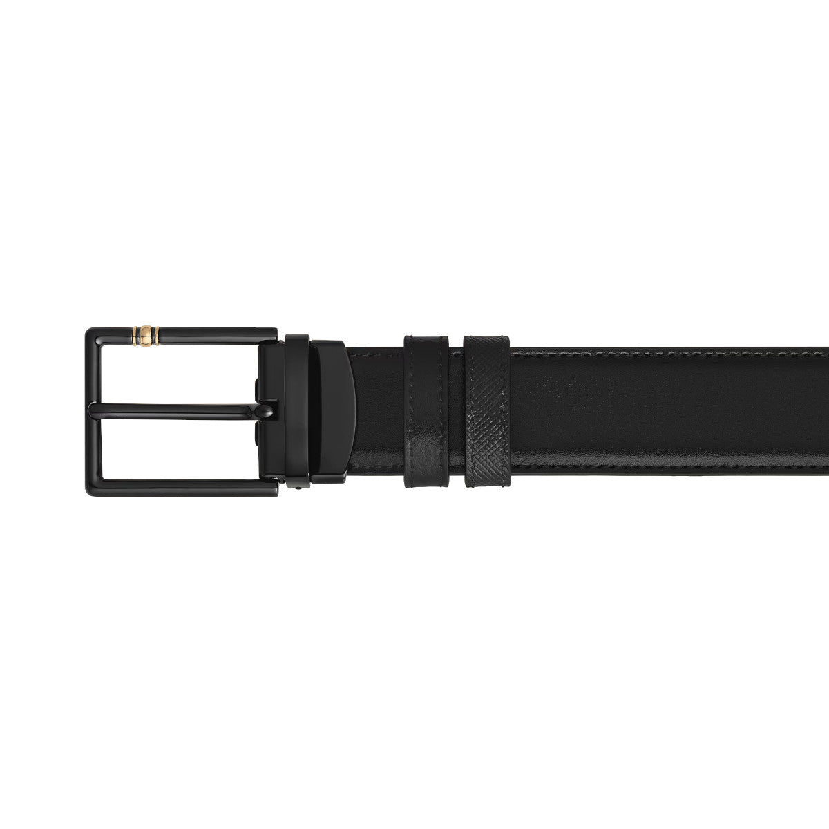 Ceinture hommeMontblancCeinture Réversible 30 mm à boucle Rectangulaire Montblanc Meisterstück Noir
