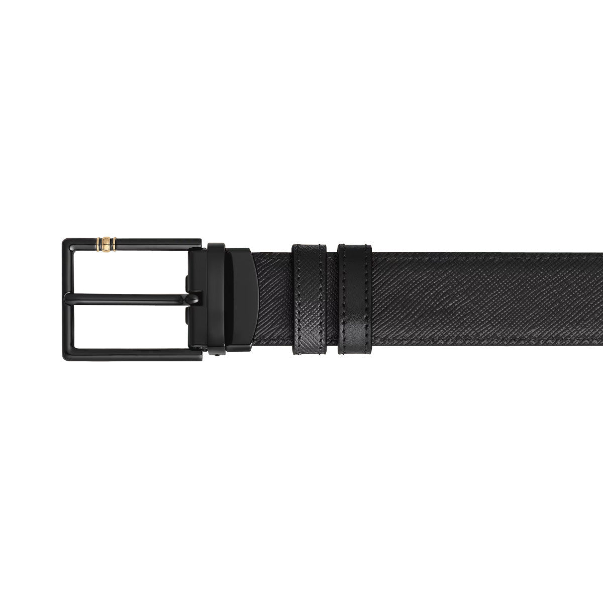 Ceinture hommeMontblancCeinture Réversible 30 mm à boucle Rectangulaire Montblanc Meisterstück Noir