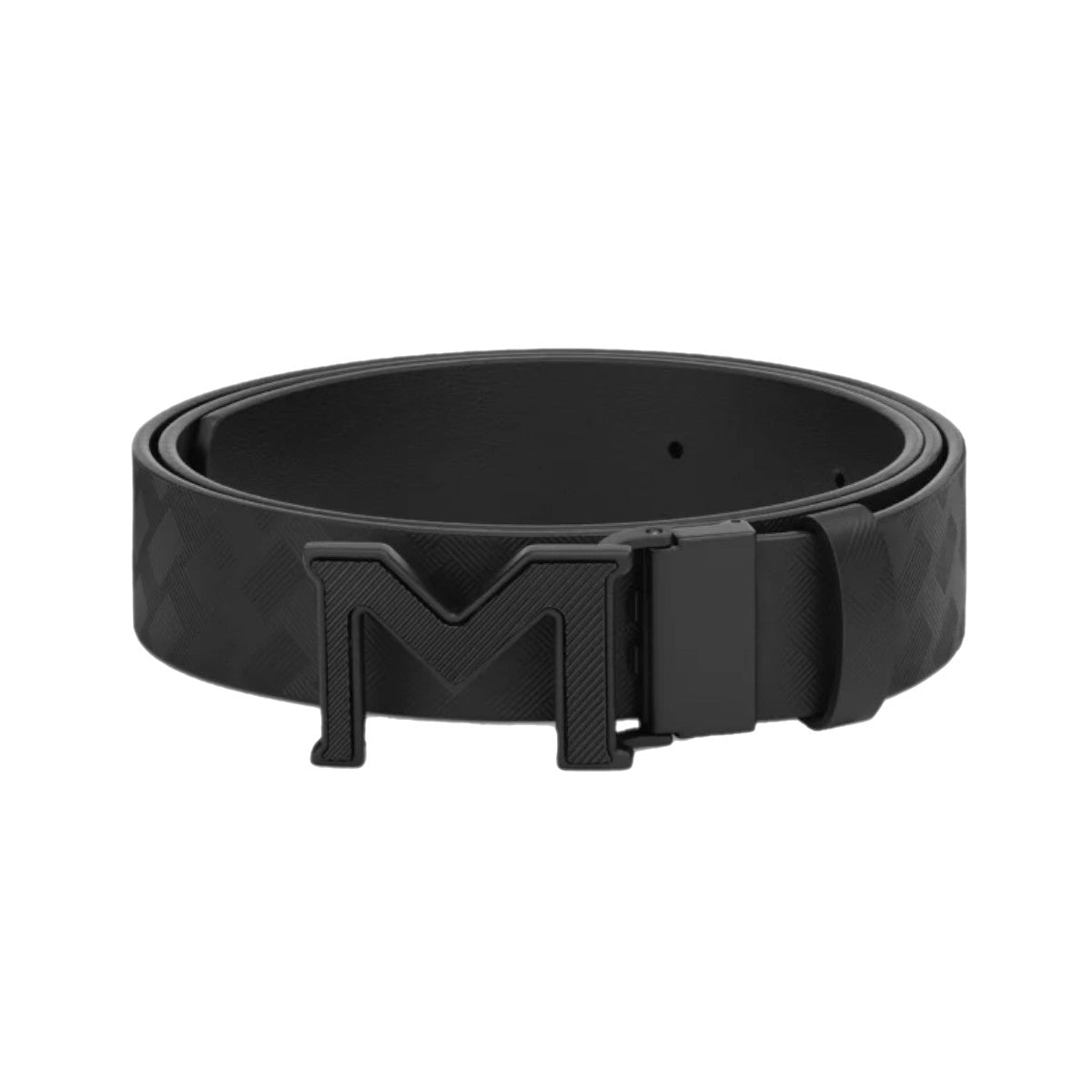Ceinture hommeMontblancCeinture Réversible De 35 Mm Avec Boucle M Montblanc Extreme 3.0 En Cuir Noir/Noir Lisse