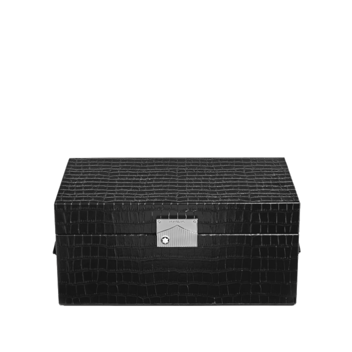 Coffret pour montreMontblancCoffret de collectionneur Montblanc pour montres en cuir embossé croco