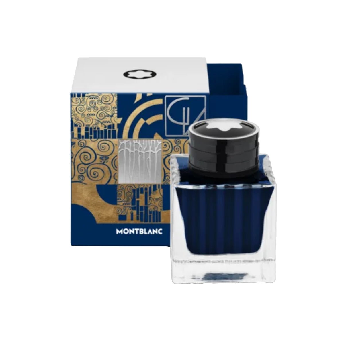 Flacon d’encreMontblancEncrier Montblanc 50 ml, bleu, Masters of Art Hommage à Gustav Klimt