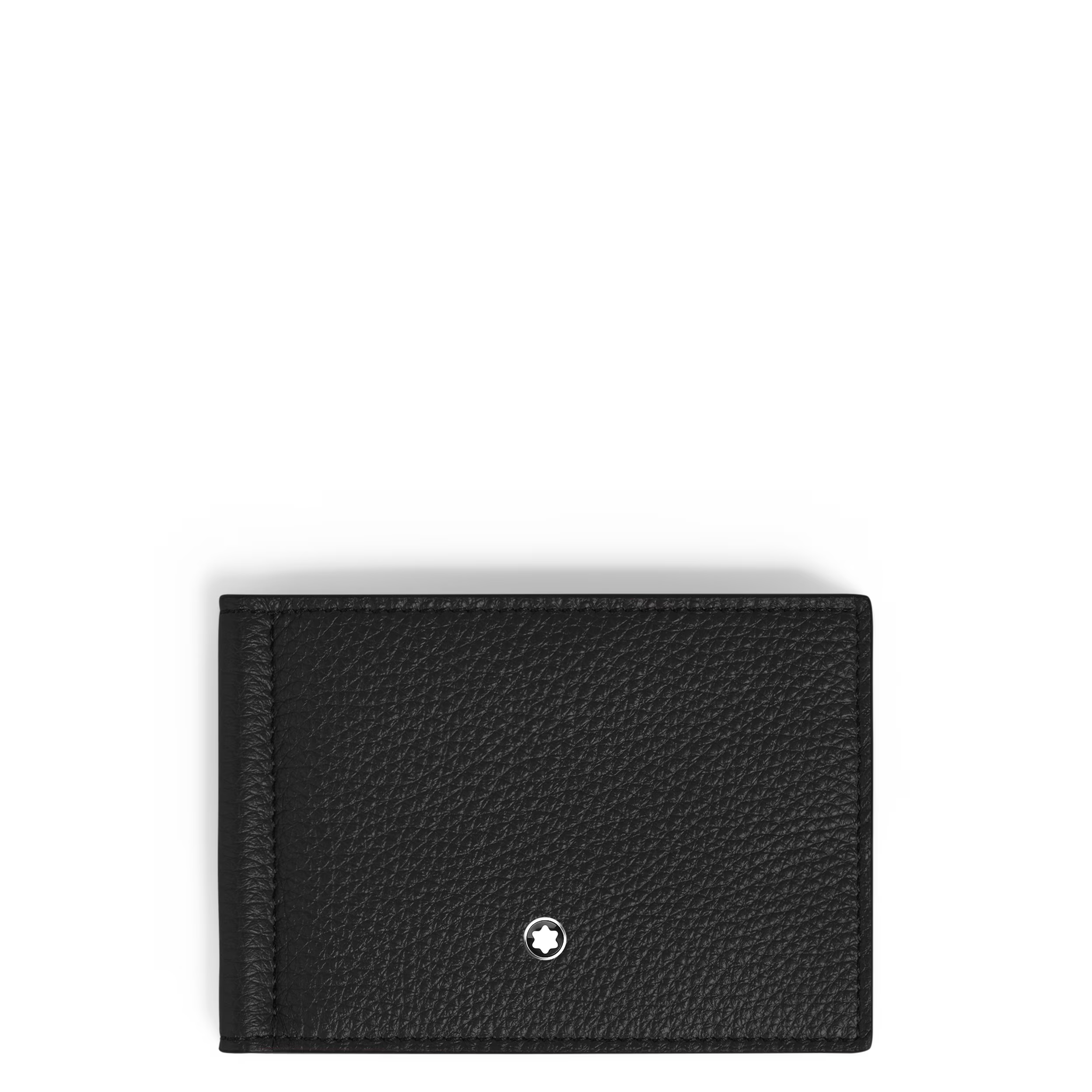 Portefeuille 6cc avec Pince à Billets en Cuir Grainé