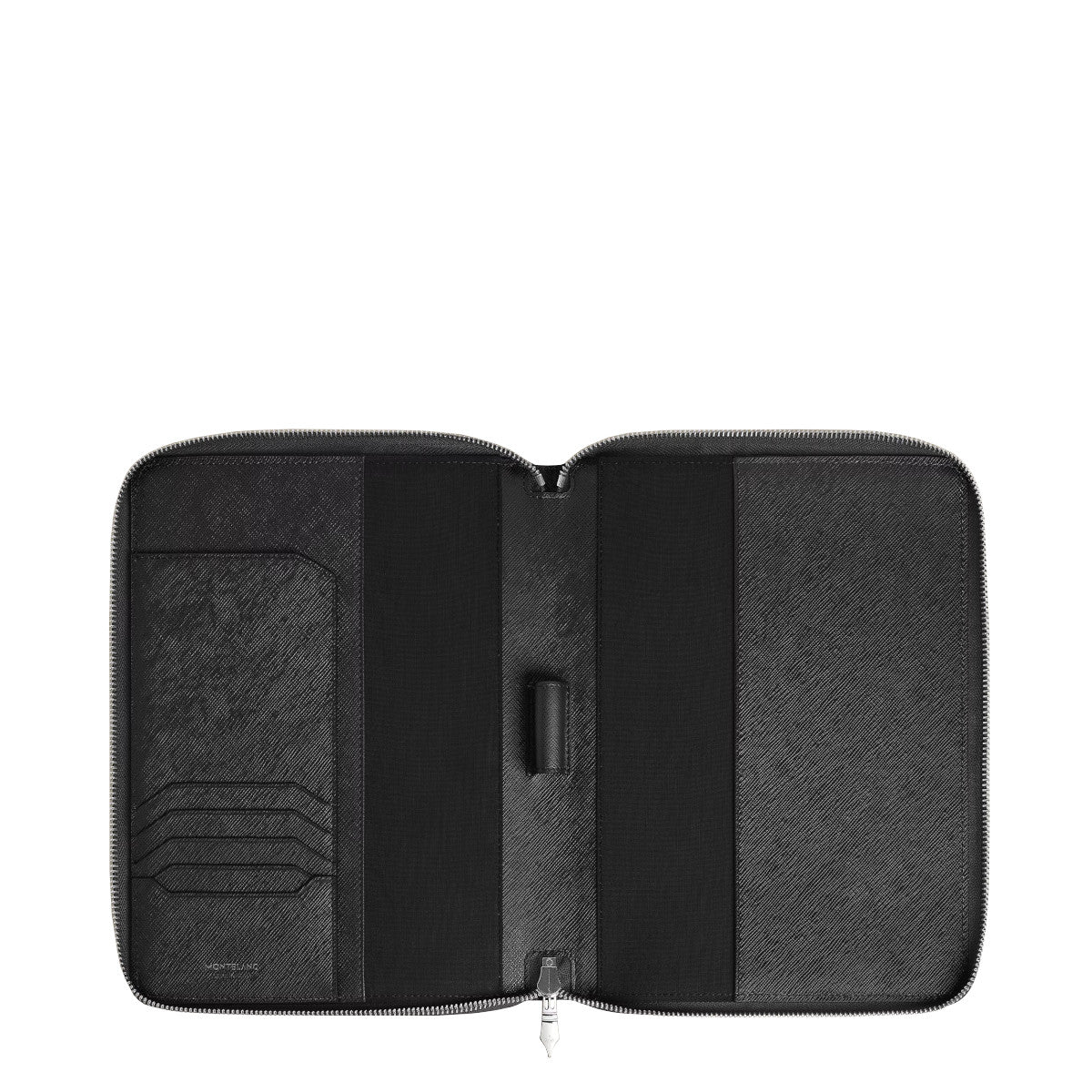 Étui pour Carnet Petit Format Zippé Montblanc Sartorial Noir