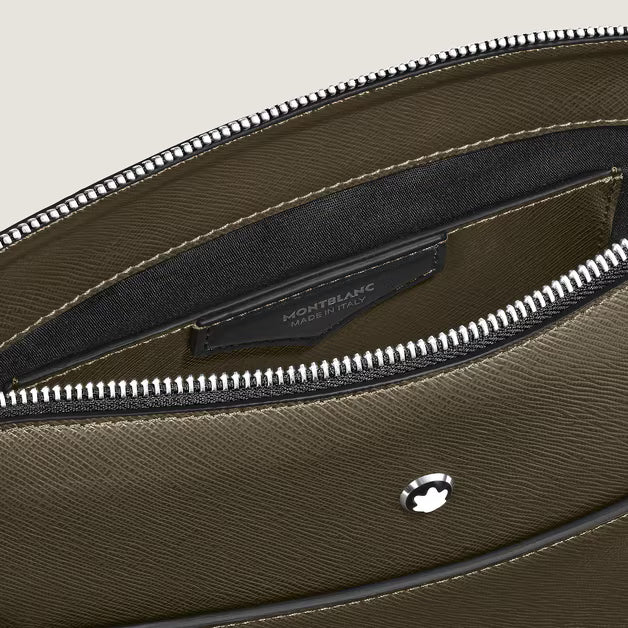 Bolso Mensajero Vertical de Cuero Sartorial 