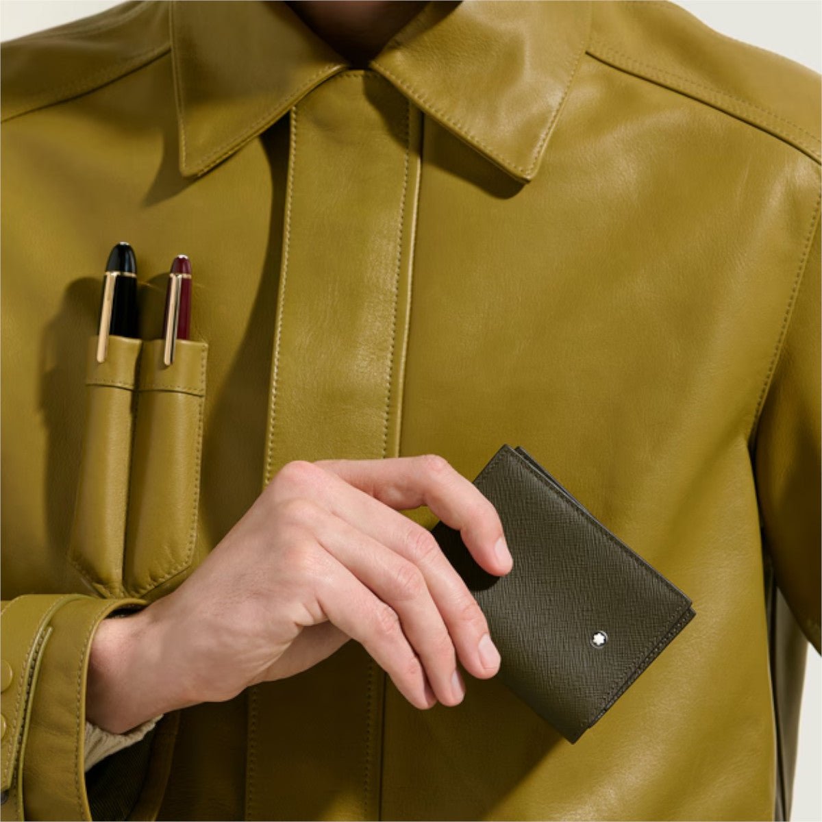 Porte-cartesMontblancPorte-cartes Montblanc 4cc Sartorial Kaki