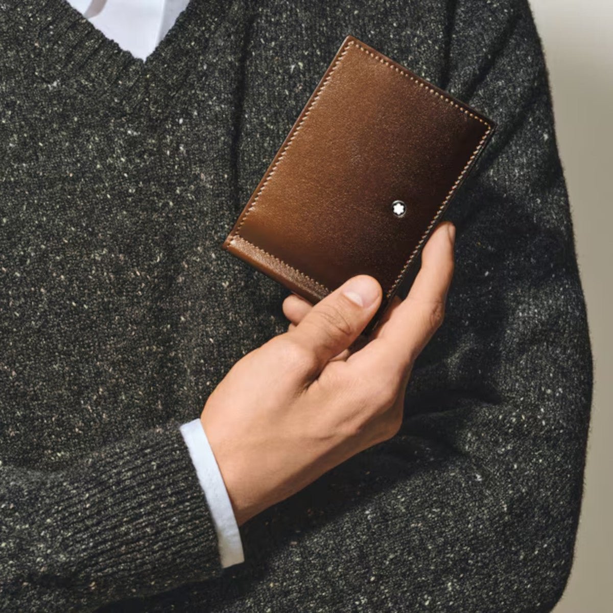 PortefeuilleMontblancPortefeuille 6cc avec Pince à Billets Montblanc Meisterstück Sfumato