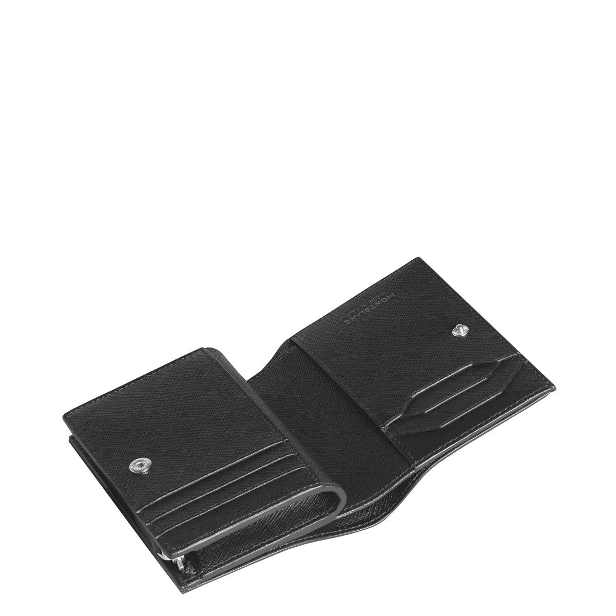 PortefeuilleMontblancPortefeuille Compact 6cc Zippé Montblanc Sartorial Noir