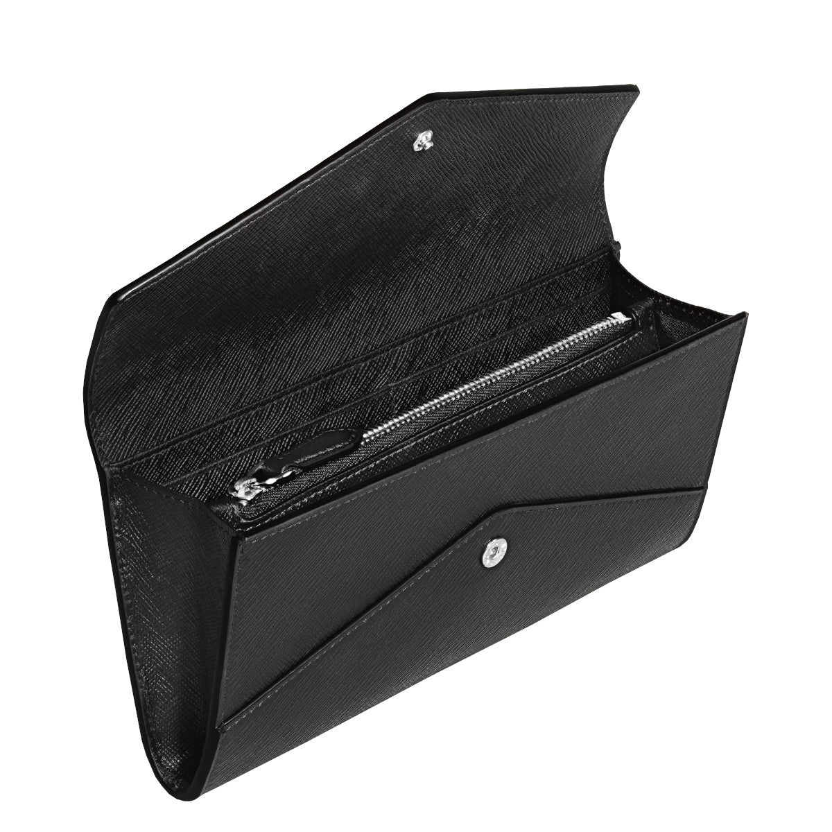 PortefeuilleMontblancPortefeuille Envelope Continental fin Montblanc Sartorial Noir