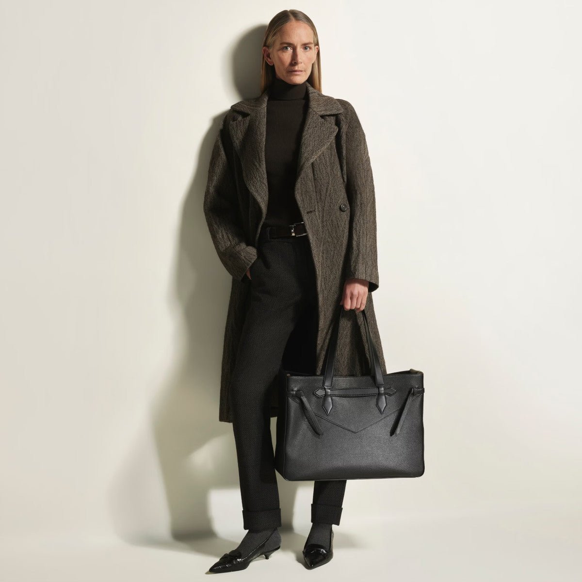 Sac fourre toutMontblancSac cabas Montblanc horizontal Envelope Grainé Noir