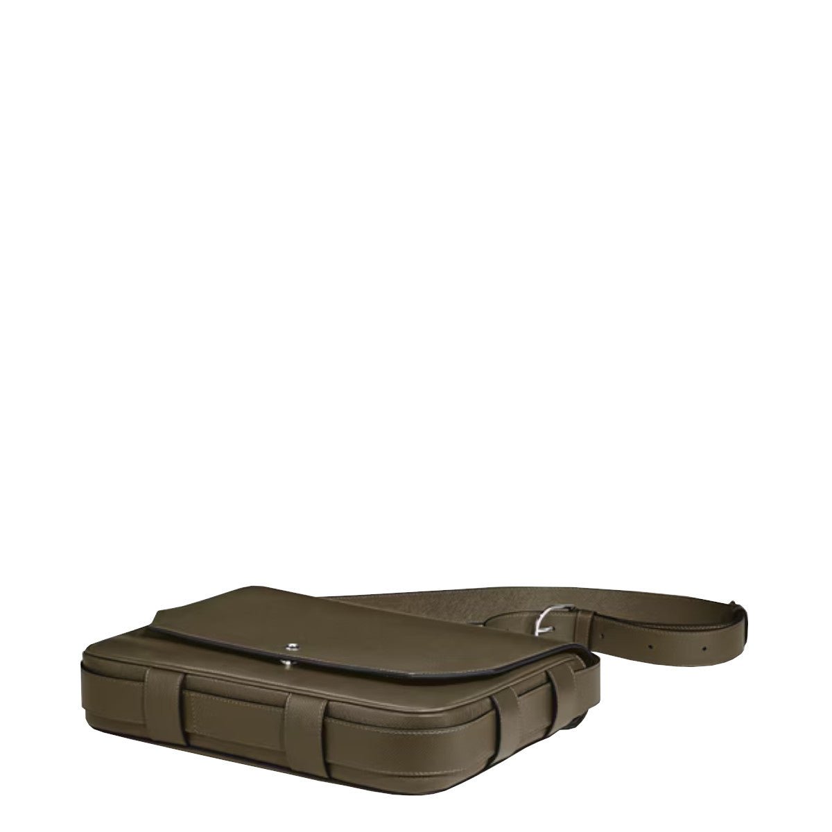Sacoche à bandoulièreMontblancSac Messenger Montblanc en cuir Sartorial Kaki