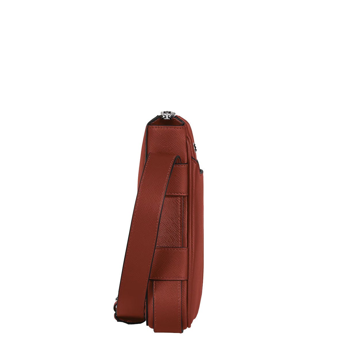 Sacoche à bandoulièreMontblancSac Messenger vertical en cuir Montblanc Sartorial Rouge