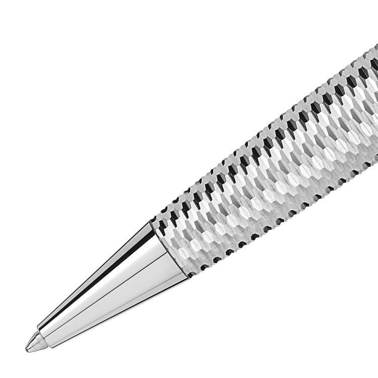 Stylo billeMontblancStylo bille Montblanc Meisterstück Geometry Solitaire Silver Midsize