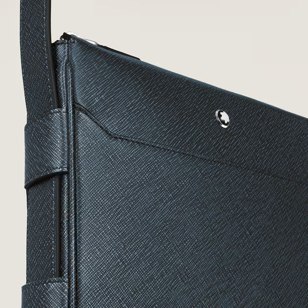 Bolso Mensajero Vertical de Cuero Sartorial 