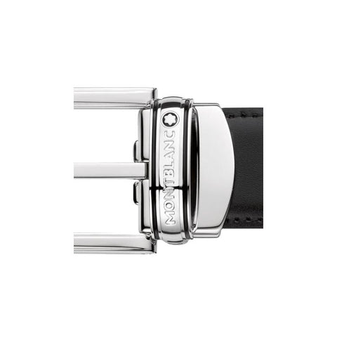 Ceinture affaires réversible noire/marron à couper selon la taille