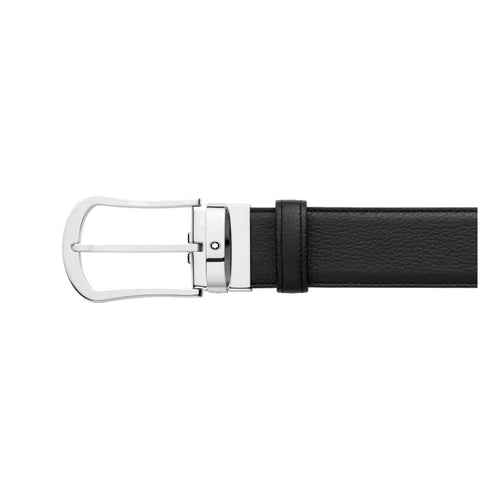 Ceinture de 40 mm en cuir noir