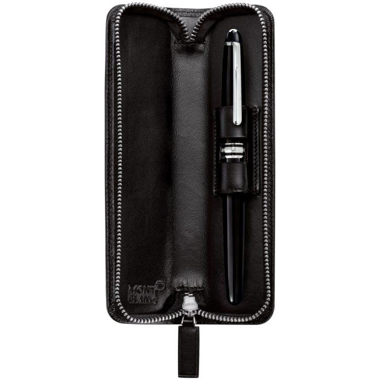 Etui zippé pour 1 stylo Montblanc Meisterstück - Boutique-Officielle-Montblanc-Cannes