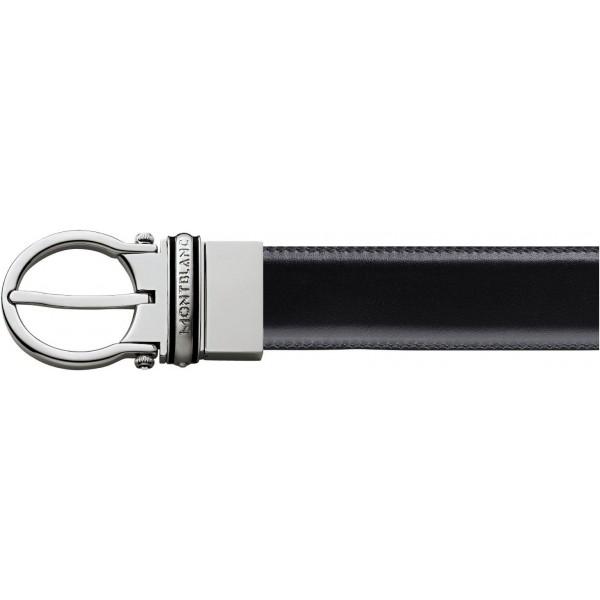 CeintureMontblancCeinture Montblanc classique réversible noire/marron