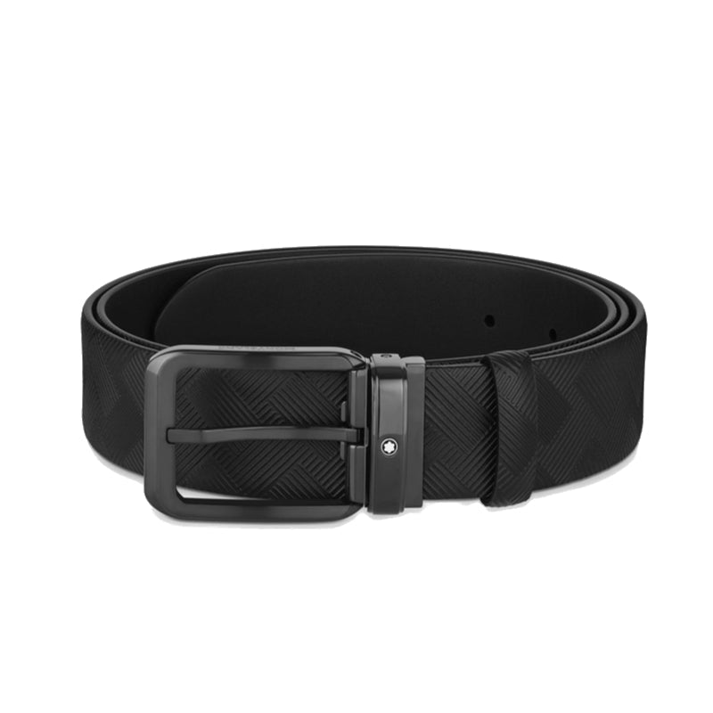 CeintureMontblancCeinture Réversible De 35 mm En Cuir Noir