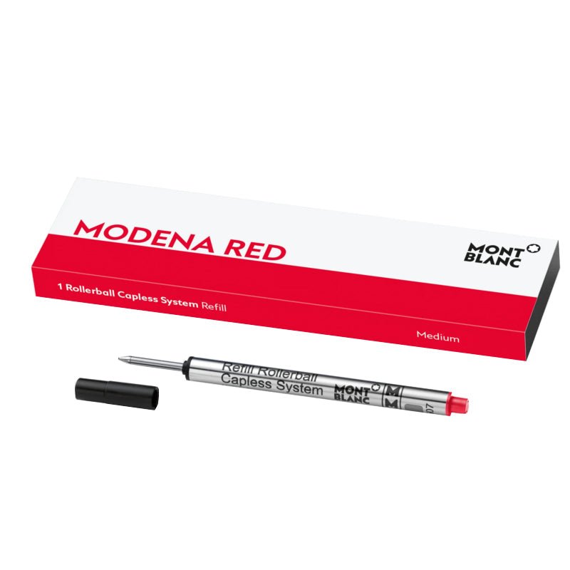 Recharge rollerballMontblanc1 recharge pour rollerball Montblanc sans capuchon (M), Modena Red