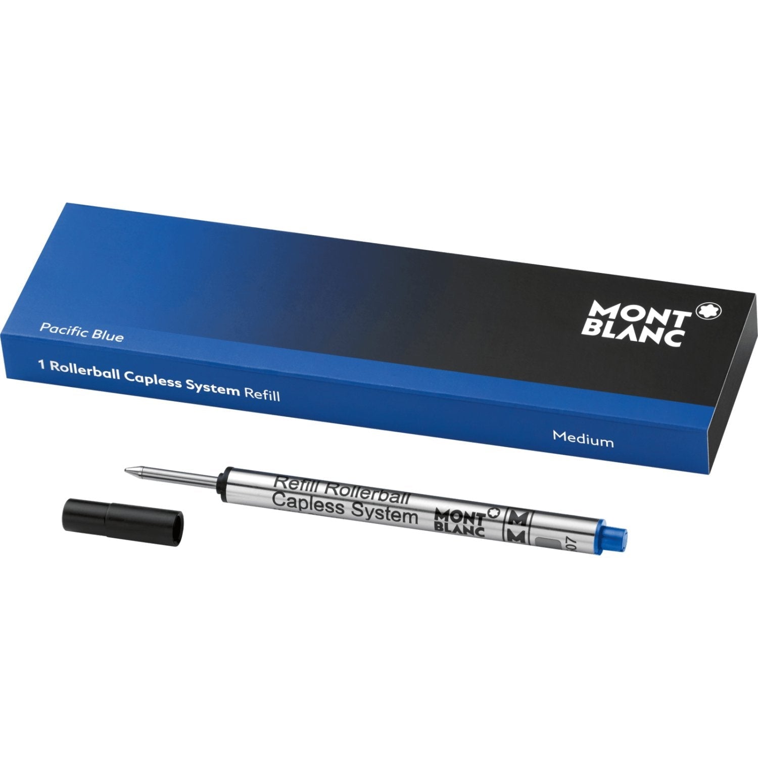 Recharge rollerballMontblanc1 recharge pour Rollerball sans Capuchon (M) Pacific Blue